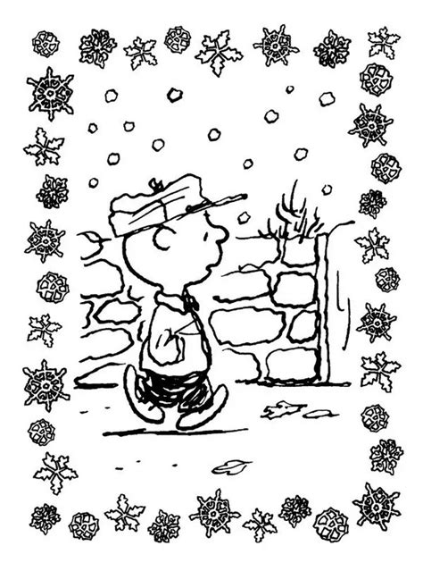 Dibujo Para Colorear Imprimibles De Navidad De Charlie Brown The Best