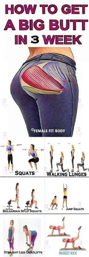 How To Get A Big Butt In Week Butt Exercises