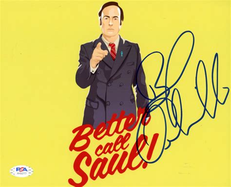 Bob Odenkirk Signed Better Call Saul 8x10 Photo Psa Coa Pristine