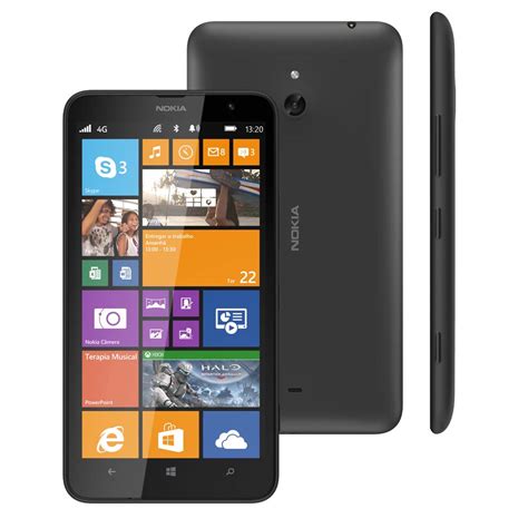 Smartphone Lumia 1320 Desbloqueado Preto Windows Phone 8 Tela 6 Wi