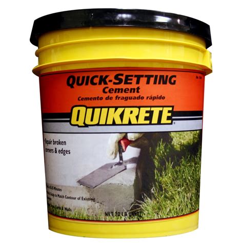 QUIKRETE 20-lbs Quick-Setting Cement at Lowes.com