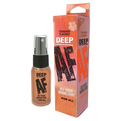 Deep Af Flavored Deep Throat Oral Sex Desensitizing Numb Numbing Spray