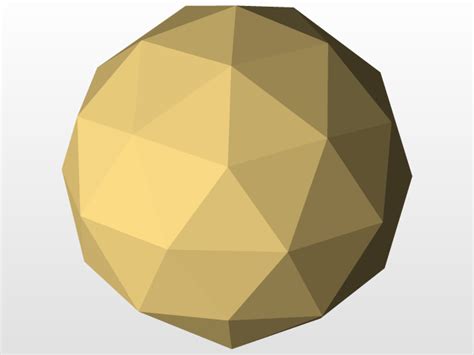 Geodesic Ball 3d Cad Model Library Grabcad