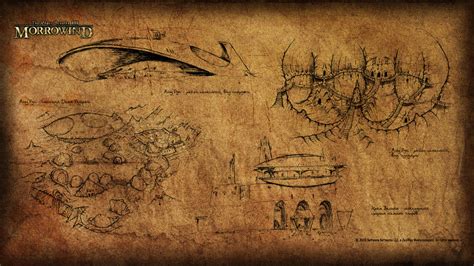 Morrowind Original Concept Arts Orignal Concept Arts From Flickr