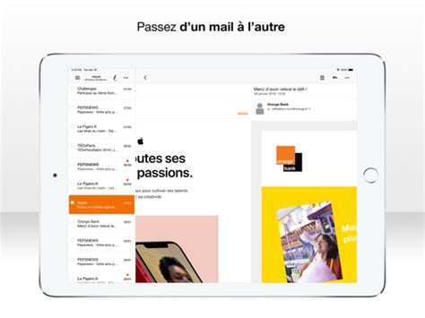 Télécharger Mail Orange Messagerie email Gratuit iPhone iPad Productivité App Store