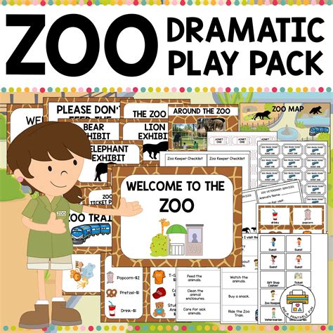 Zoo Dramatic Play Pack