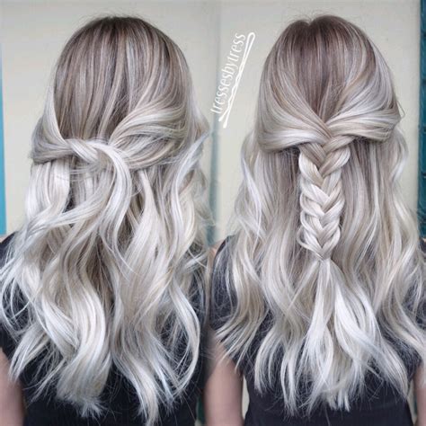 So she said the only way to fix it is to bleach it. Platinum white blonde balayage (With images) | Balayage ...