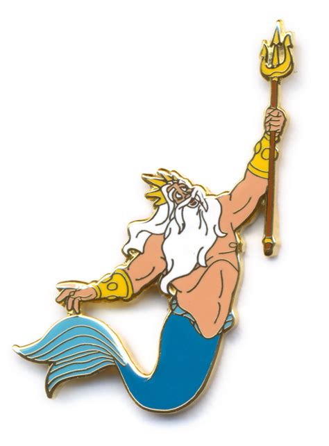 50090 King Triton Holding Up His Trident The Little Mermaid Walt