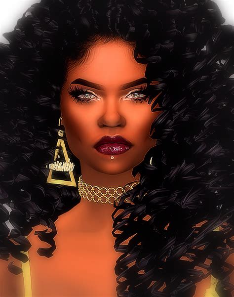 The Black Simmer Sims 4 Black Hair Sims 4 Afro Hair Sims Hair