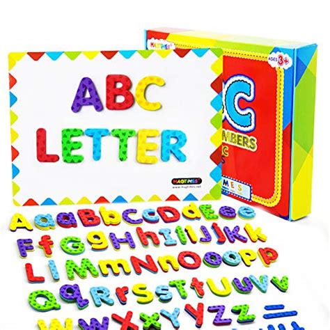 Magnetic Letters And Numbers Fun Alphabet Kit For Kids Abc