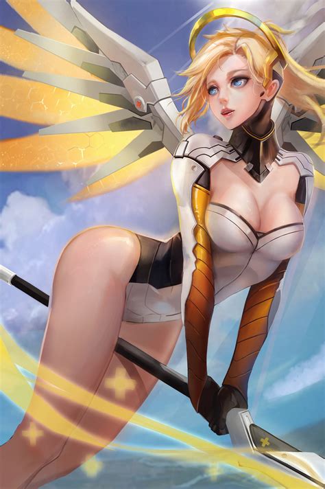 Mercy Overwatch And 1 More Drawn By Tian56800940 Danbooru