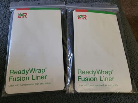 L And R Solaris Readywrap Fusion Liner Closed Toe New Longxlg Pair