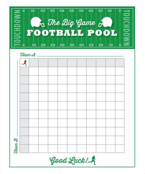 19 Football Pool Templates Word Excel Pdf Free And Premium