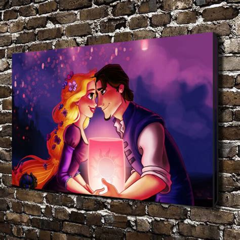 12x18disney Tangled Painting Hd Print On Canvas Home Decor Picture