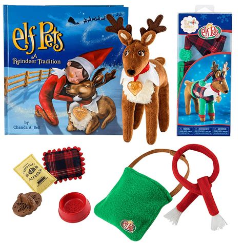 Elf On The Shelf Pets Reindeer With Reindeer Pajamas And Elf Pets