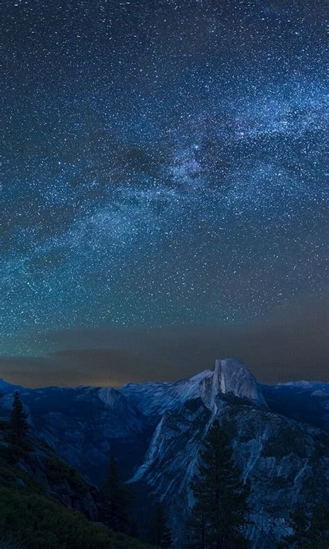 720x1200 Yosemite National Park Milky Way 720x1200 Resolution Wallpaper