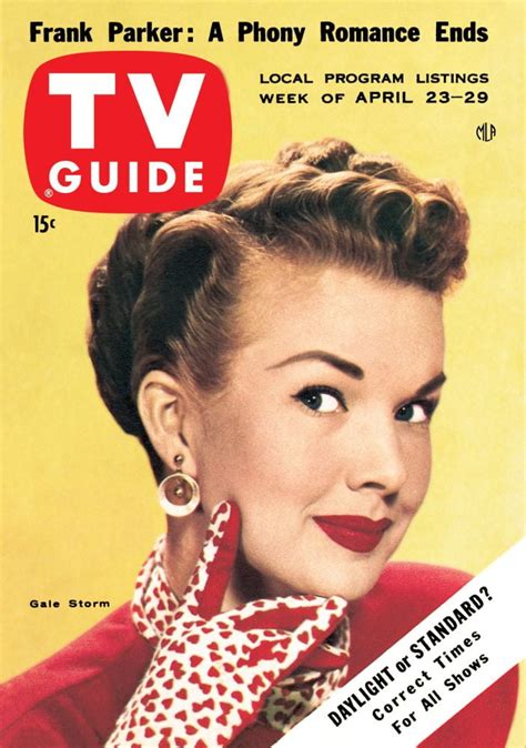 My Little Margie Gale Storm Tv Guide Cover April 23 29 1955 Tv