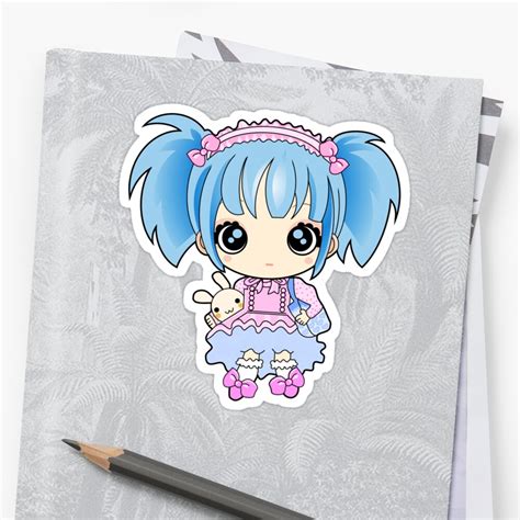 Chibi Anime Girl Stickers Chibi Anime Girl Stickers Kobixybecker31f