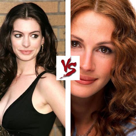 Round One Fight Anne Hathaway VS Julia Roberts