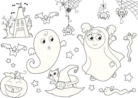 Imágenes de Halloween para colorear