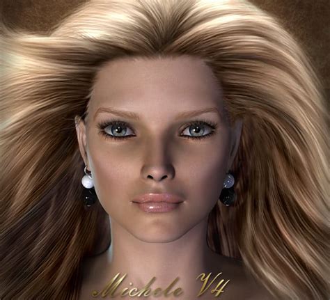 Michelle Pfeiffer Michele V4 Celebrity 3d Model For Daz Poser