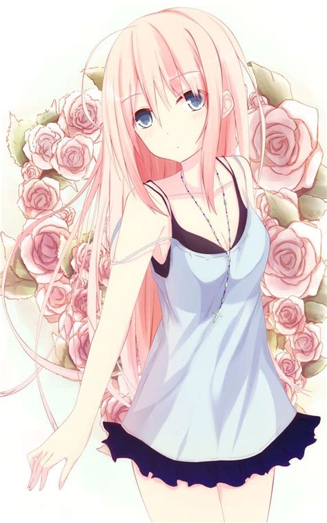 Tải Hinh Anime Anime Girl With Roses 617 Avatar 1 Tấm Ảnh đẹp