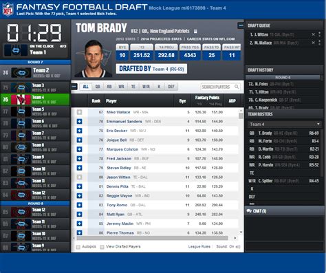 Using a high draft pick on a tight end in fantasy drafts is one of the biggest mistakes you can make. I Wanna Mock! 8 Fantasy Football Mock Draft Sites