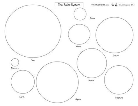 Pin On Solar System Template