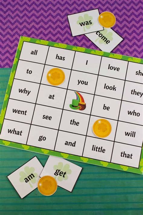 Valentines Day Sight Word Bingo Free Bingo Board Printable For Teachers