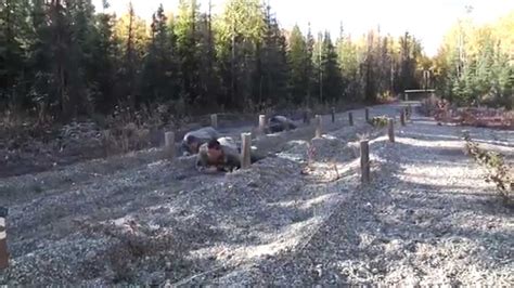 25th Infantry Division Obstacle Course At Fort Wainwright Alaska Youtube