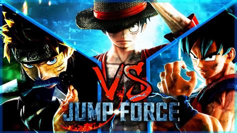 Goku Vs Naruto Vs Luffy Jump Force Youtube