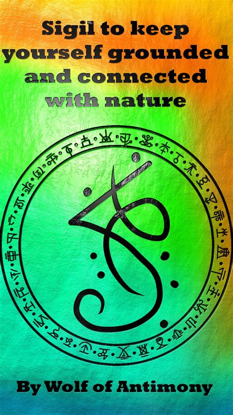 Sigil To Keep Yourself Grounded And Connected With Nature