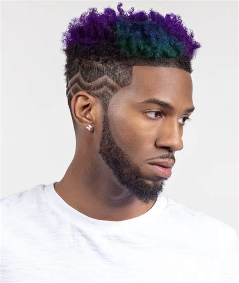 18 Outrageous Black Color Hairstyle Mens
