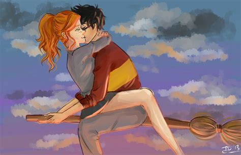 Harry Ginny My Otp Harry And Ginny Harry Potter Drawings Harry