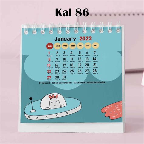 Jual Artomaringi Kalender Mini 2024 Kalender Meja 2024 Custom Kal86
