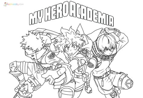 All My Hero Academia Coloring Pages
