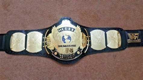 Wwf Classic Gold Winged Eagle Championship Belt Adult Size Wrestling