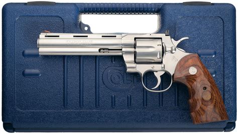 Colt Python Elite Model Double Action Revolver With Case Rock Island