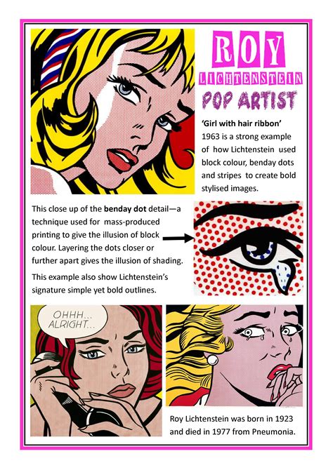 Roy Lichtenstein Pop Art Ks2