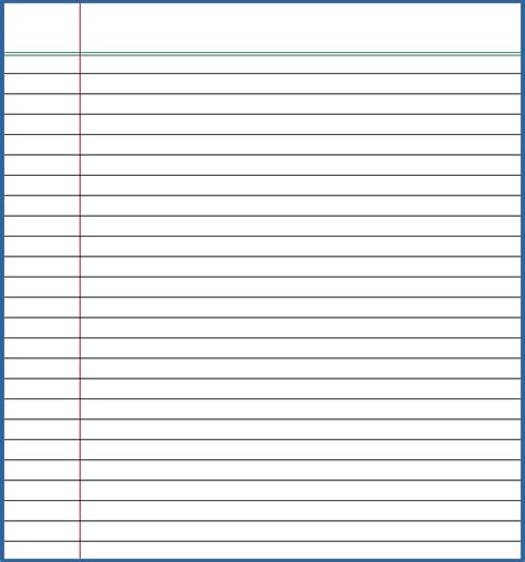 9 Best Images Of Printable Journal Paper With Lines Free Printable
