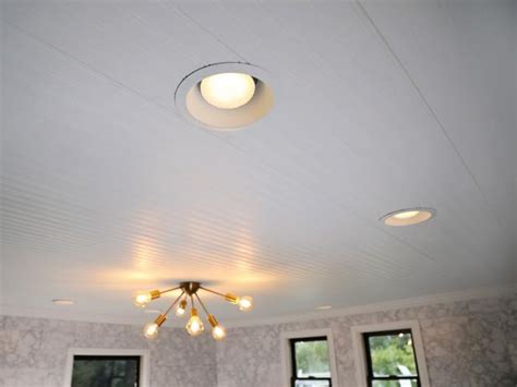 beadboard suspended ceiling shelly lighting