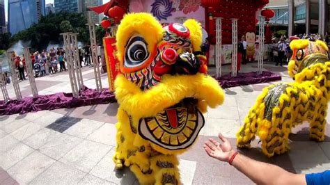Invite some luck into your life by watching a lion dance performed by one of three different dance troupes, including the khuan loke dragon & lion. Lion Dance Performance | Suria KLCC | 高桩舞狮表演 - YouTube