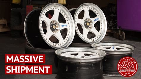 Insane Shipment Of Japanese Wheels Our Biggest Yet Behind The