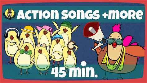 Kids Actions Songs Kids Song Compilation The Singing Walrus Youtube
