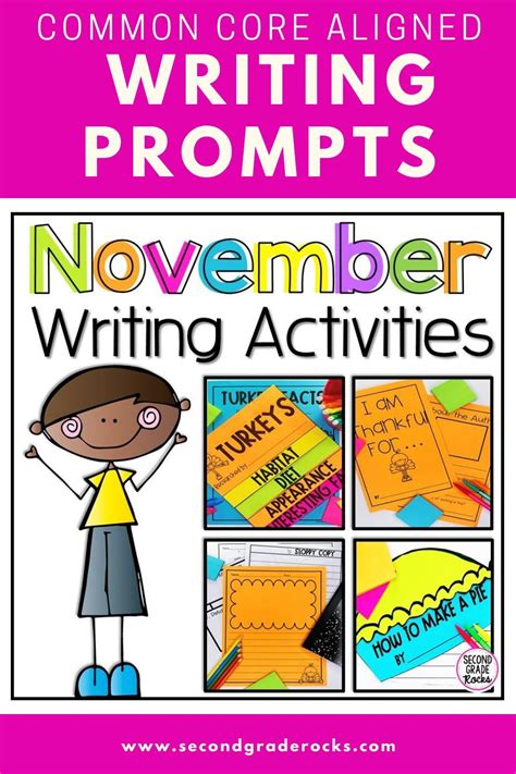November Writing Prompts These Writing Activities Can Be Used For 1st
