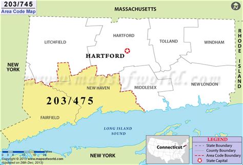 203 Area Code Map Where Is 203 Area Code In Connecticut