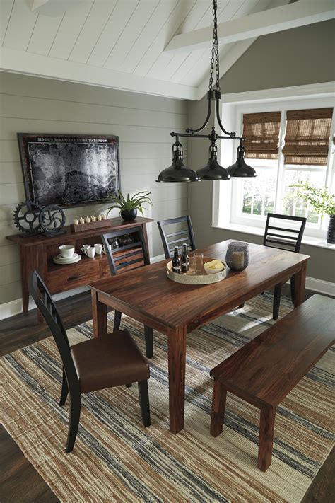 The Manishore Casual Dining Set Is Gorgeous With Its Dark Wood Colours