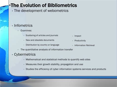 Ppt Webometrics And Bibliometrics Powerpoint Presentation Free