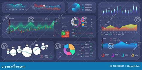 Infographics And Diagrams Flowcharts Information Vector Illustration
