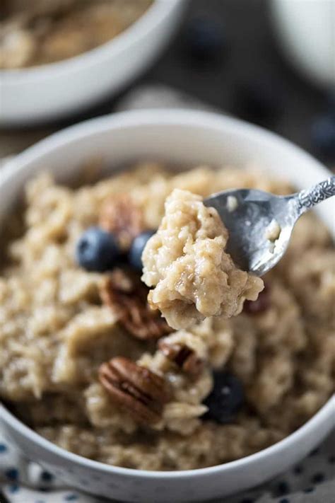 Perfectly Cooked Maple Brown Sugar Oatmeal Adventures Of Mel